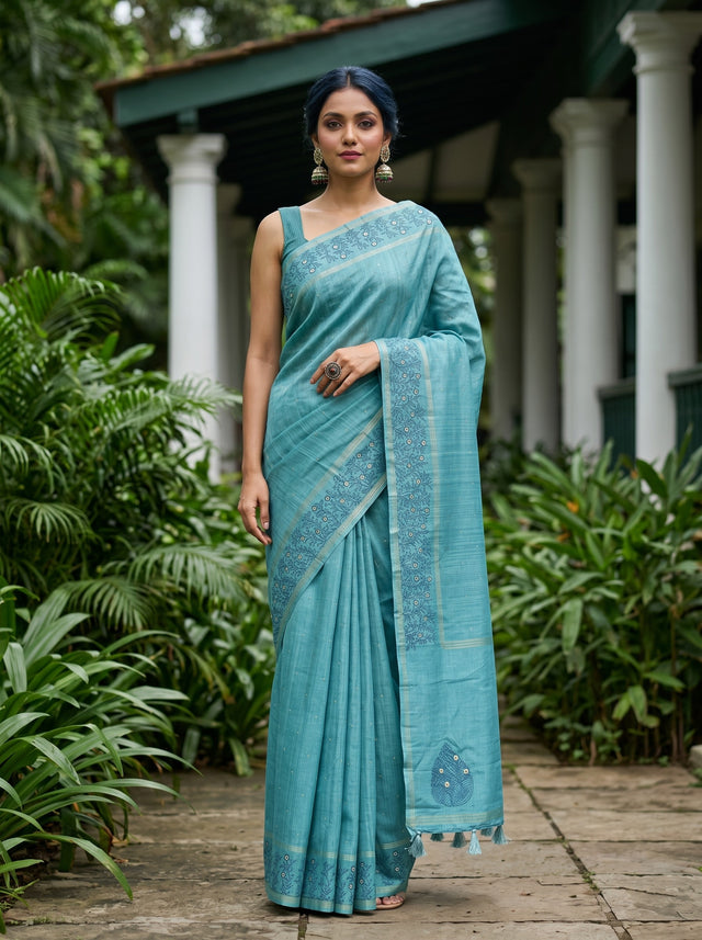 Sapphire  Saree