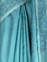 MIMOSA Sapphire Saree Saree — fleets shot full lifestyle