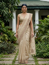 MIMOSA Tussar Saree Saree — pose 10 styling detail