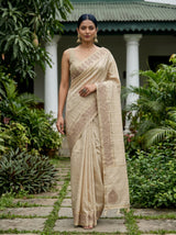 MIMOSA Tussar Saree Saree — pose 6 styling detail