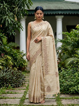 MIMOSA Tussar Saree Saree — pose 9 styling detail