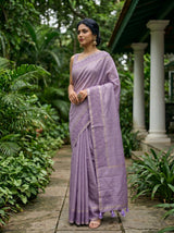 MIMOSA Violet Saree Saree — pose 3 styling detail