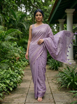 MIMOSA Violet Saree Saree — pose 6 styling detail