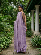 MIMOSA Violet Saree Saree — pose 7 styling detail