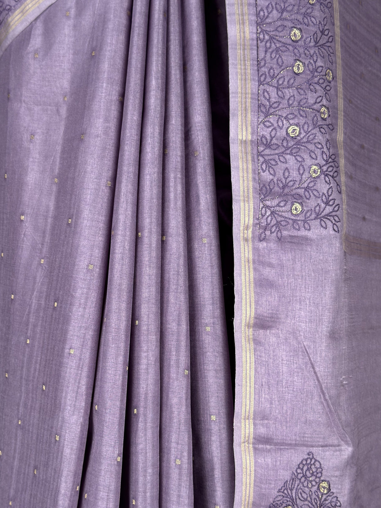 MIMOSA Violet Saree Saree — fleets shot full lifestyle