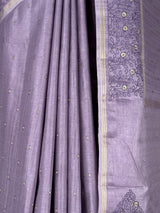 MIMOSA Violet Saree Saree — fleets shot full lifestyle
