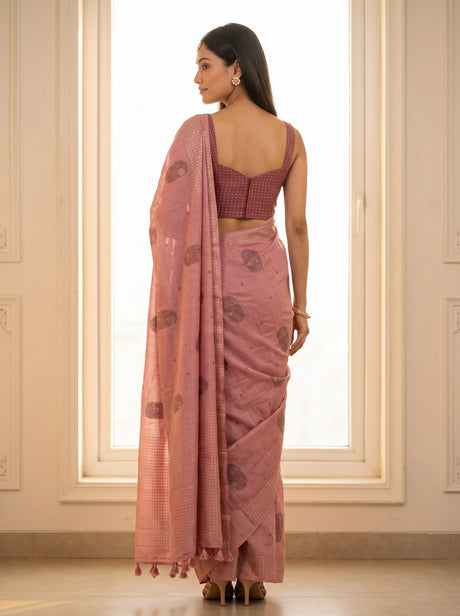 MIMOSA Saree Saree — pose 2 styling detail