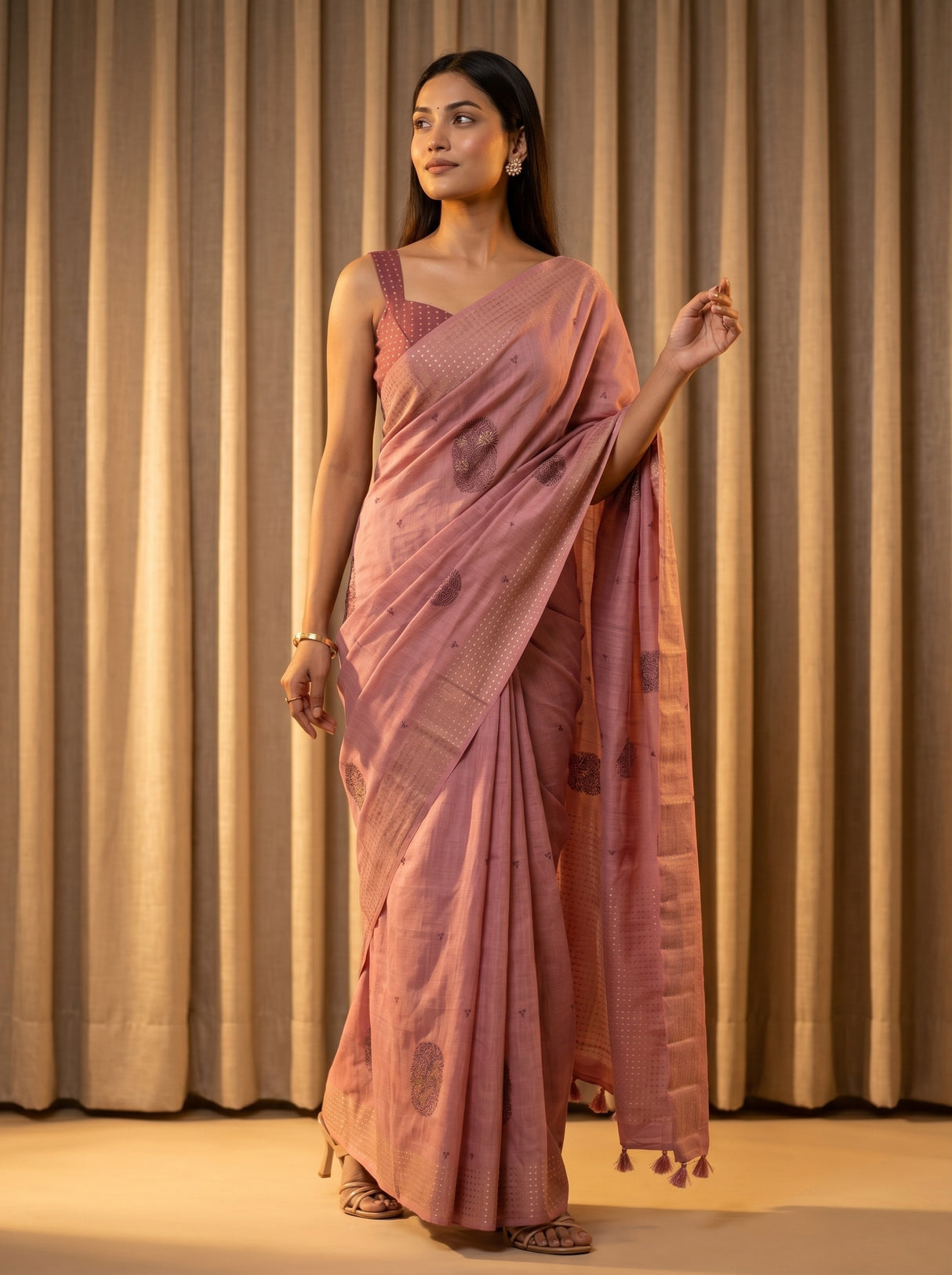 MIMOSA Saree Saree — pose 5 styling detail
