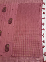 MIMOSA Saree Saree — pallu and zari work detail
