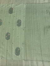 MIMOSA Saree Saree — pallu and zari work detail