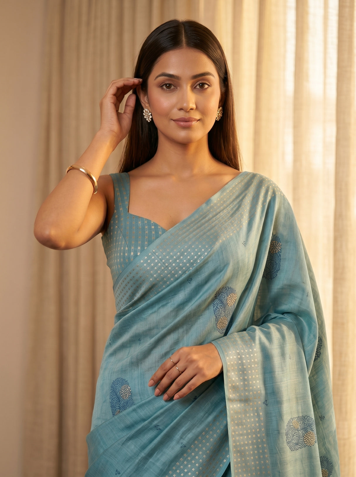 MIMOSA Saree Saree — pose 10 styling detail