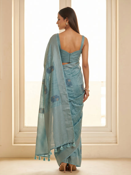 MIMOSA Saree Saree — pose 2 styling detail