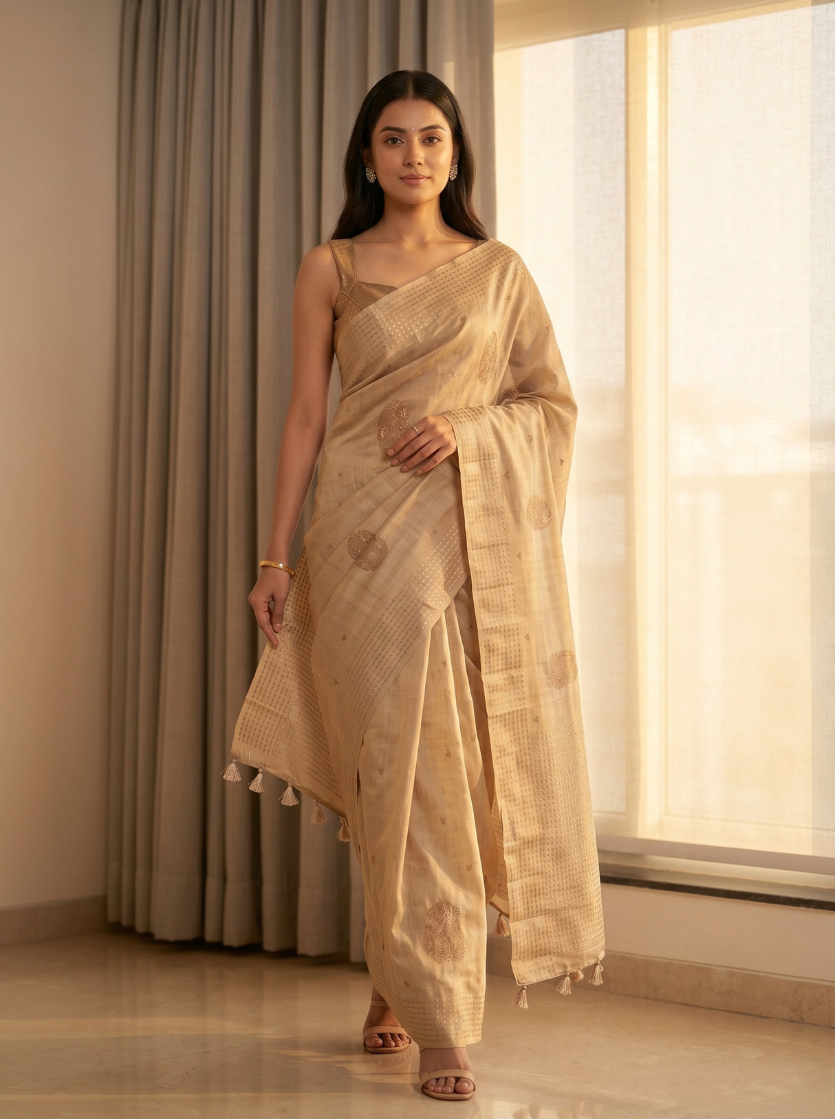 MIMOSA Saree Saree — pose 6 styling detail
