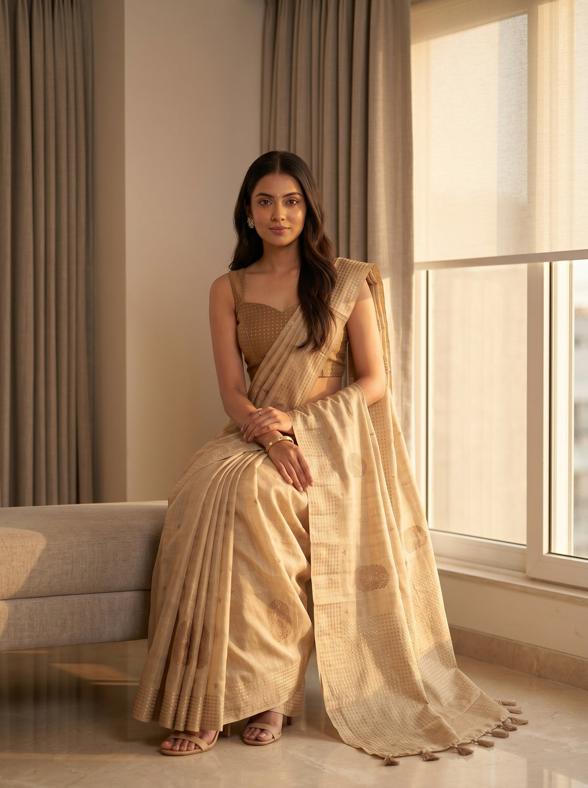 MIMOSA Saree Saree — pose 8 styling detail