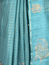 MIMOSA Sapphire Banarasi Art Silk Saree — fleets shot full lifestyle