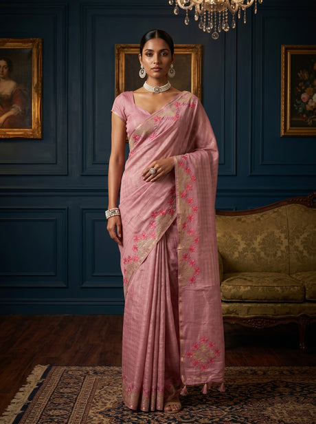 MIMOSA Saree Saree — front view on mannequin