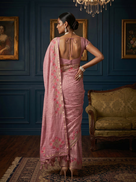 MIMOSA Saree Saree — pose 2 styling detail
