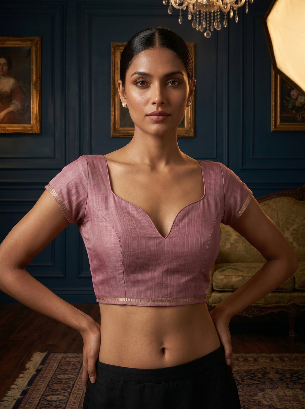 MIMOSA Saree Saree — blouse close-up