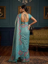 MIMOSA Saree Saree — pose 2 styling detail