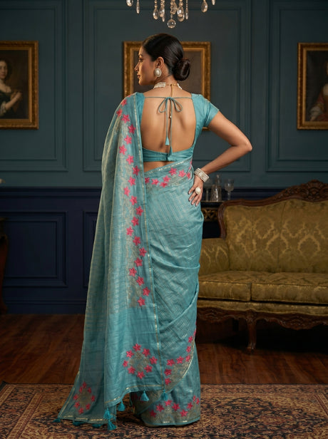 MIMOSA Saree Saree — pose 2 styling detail
