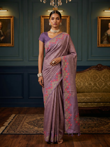 MIMOSA Saree Saree — front view on mannequin