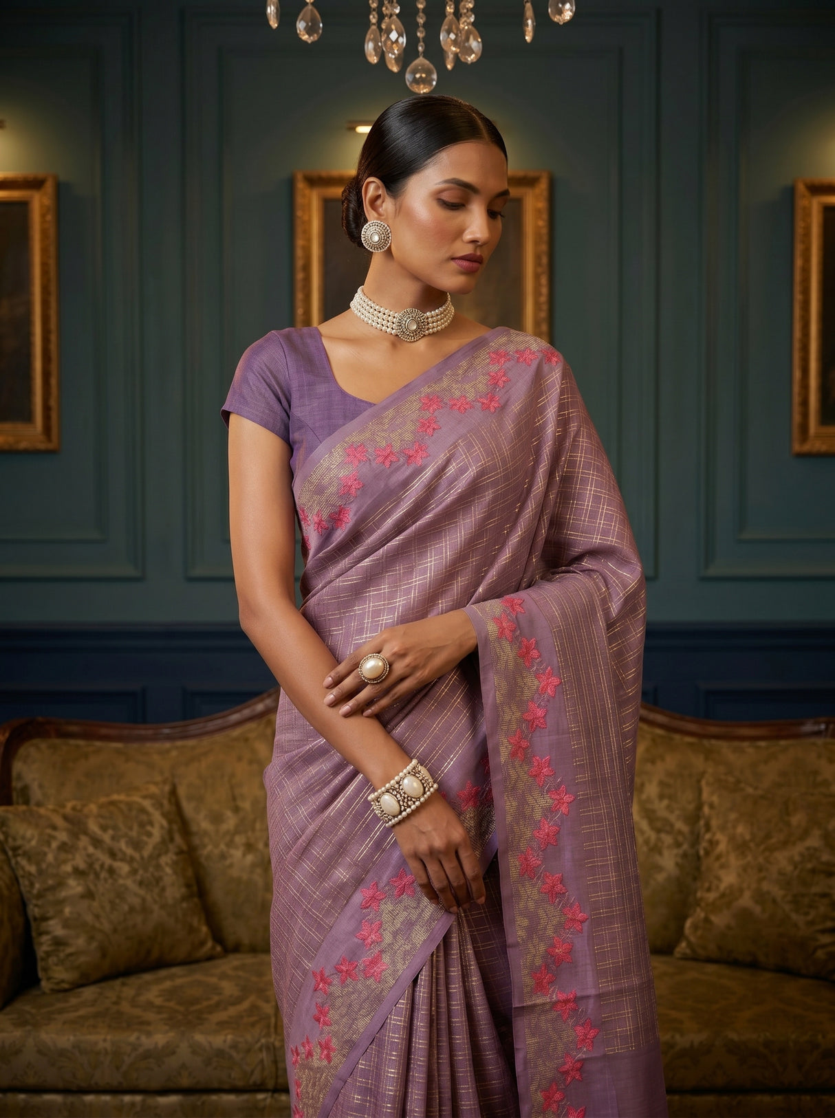 MIMOSA Saree Saree — pose 10 styling detail