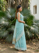 MIMOSA Ananda Saree Saree — pose 3 styling detail