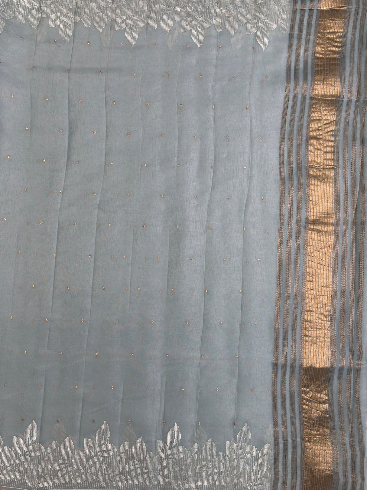 MIMOSA Ananda Saree Saree — pallu and zari work detail