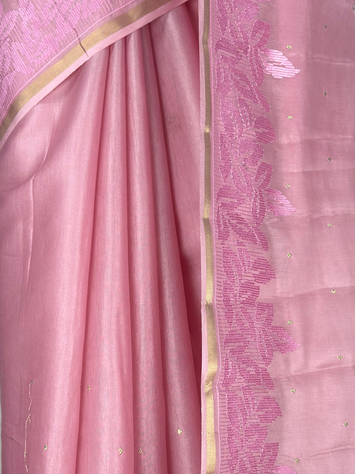 MIMOSA Pink Saree Saree — fleets shot full lifestyle