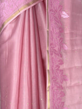 MIMOSA Pink Saree Saree — fleets shot full lifestyle