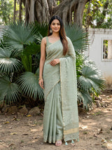 Pista  Saree