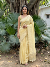 Yellow  Saree