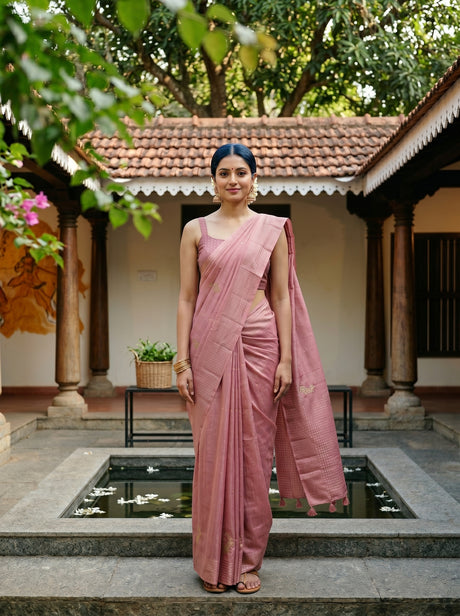 MIMOSA Saree Saree — front view on mannequin
