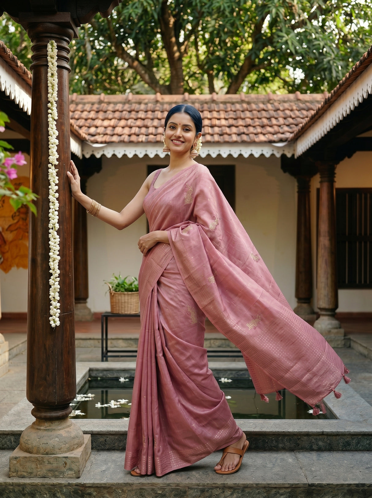 MIMOSA Saree Saree — pose 5 styling detail