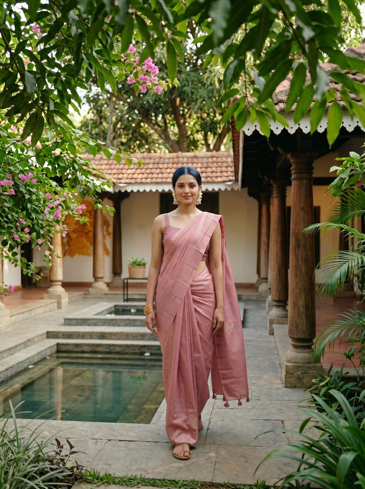 MIMOSA Saree Saree — pose 6 styling detail