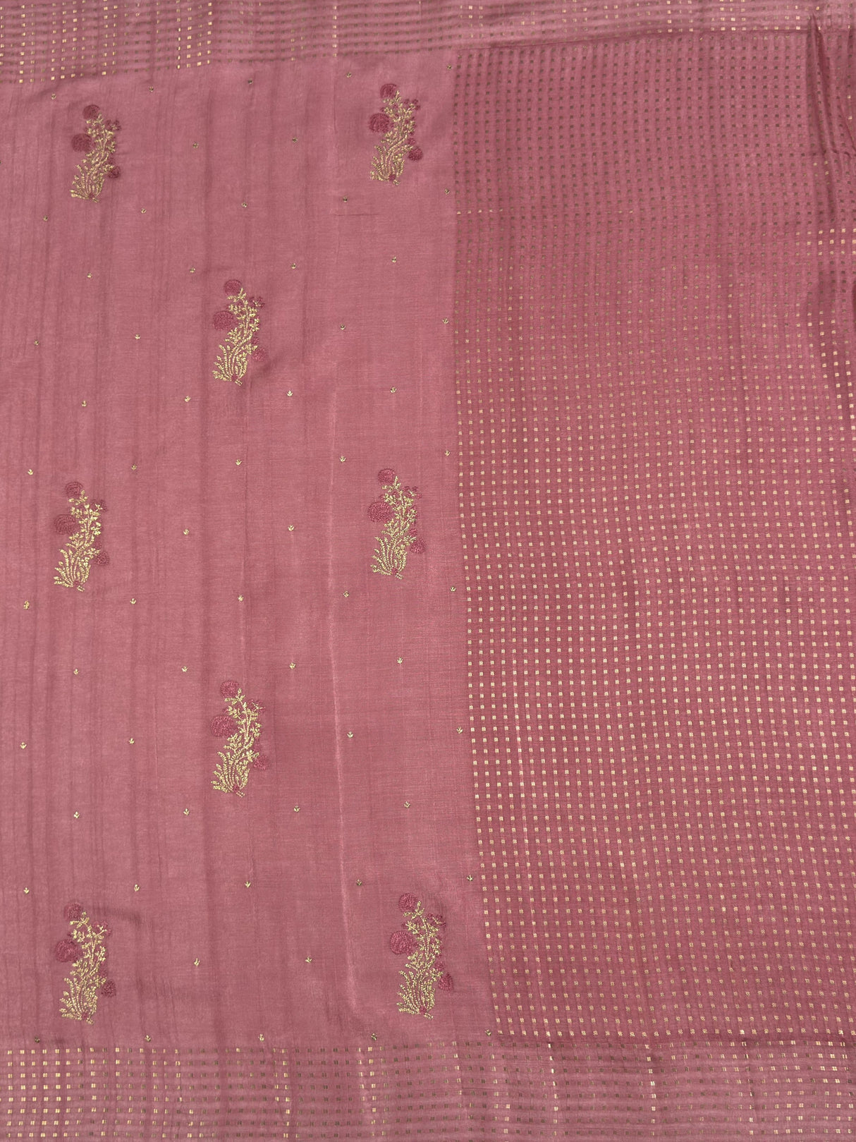 MIMOSA Saree Saree — pallu and zari work detail