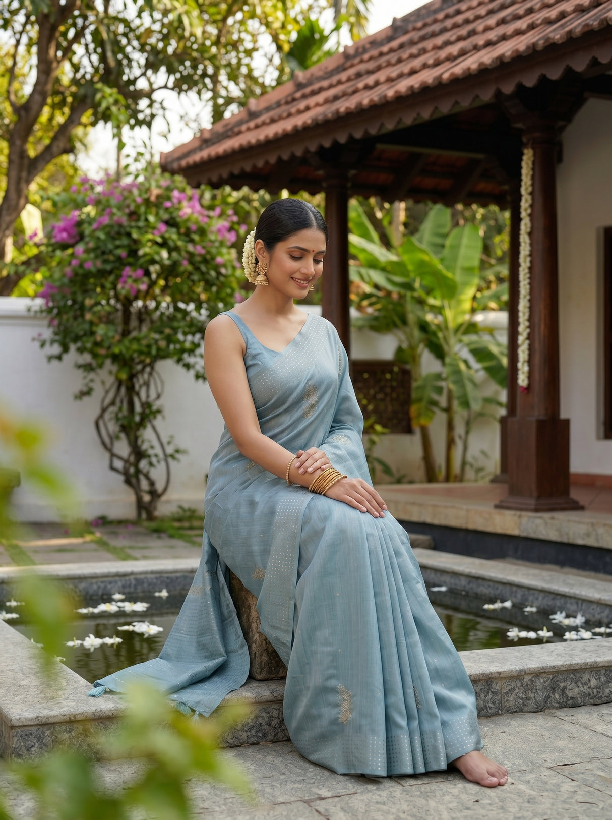 MIMOSA Saree Saree — pose 8 styling detail