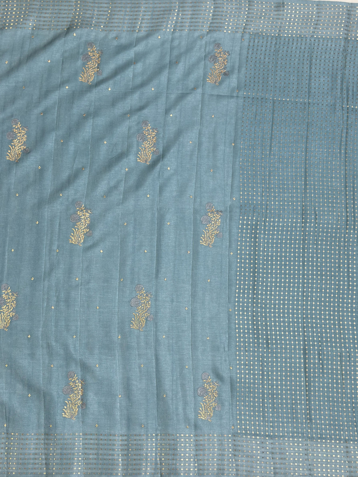 MIMOSA Saree Saree — pallu and zari work detail