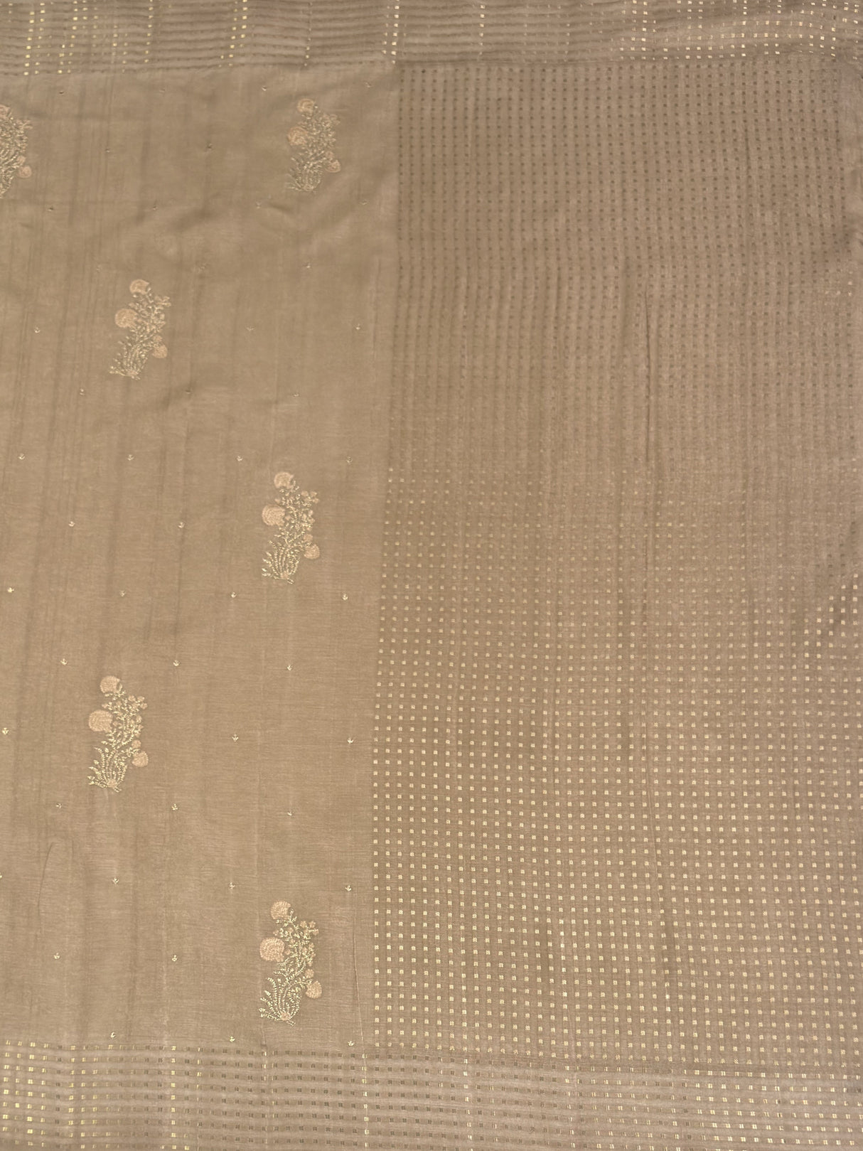 MIMOSA Saree Saree — pallu and zari work detail