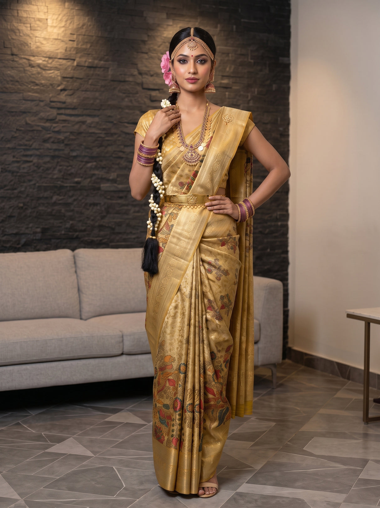 MIMOSA Saree Saree — pose 4 styling detail