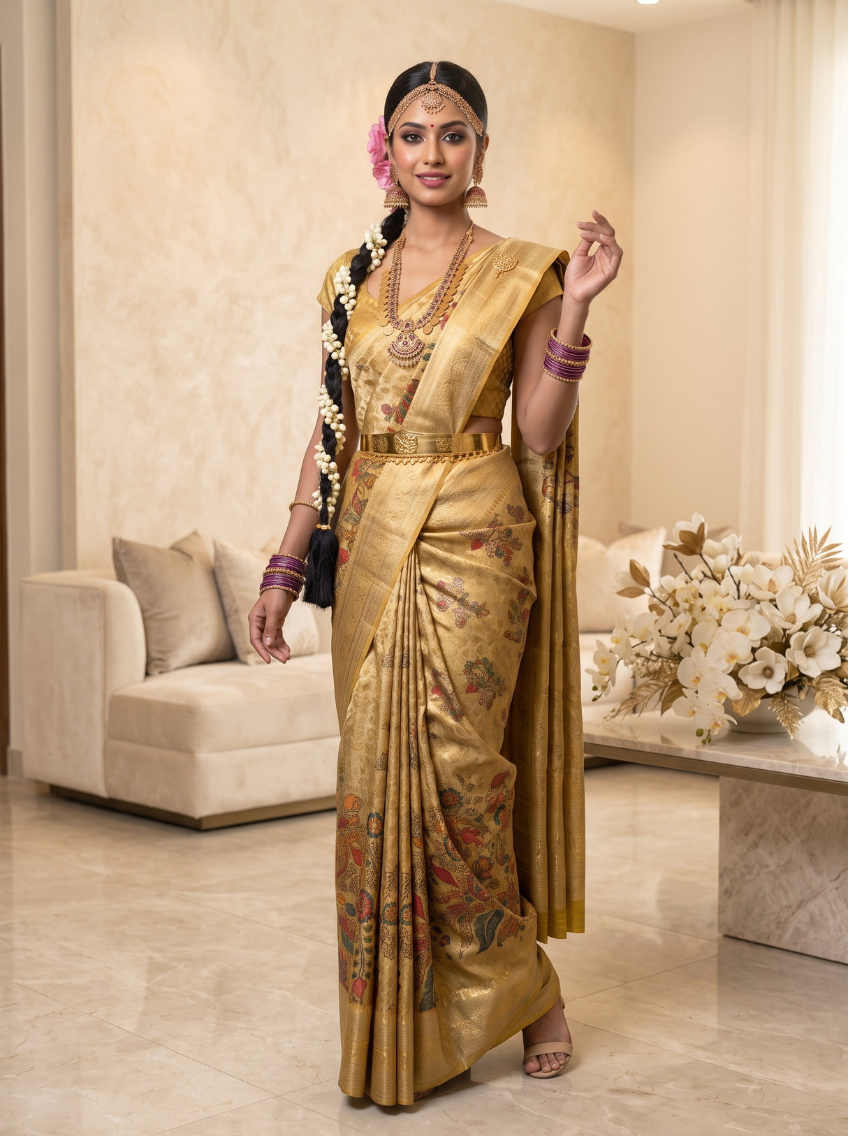 MIMOSA Saree Saree — pose 9 styling detail