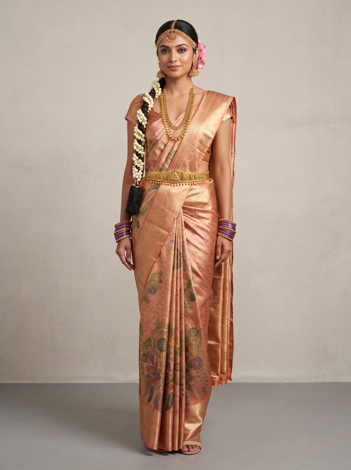 MIMOSA Saree Saree — front view on mannequin