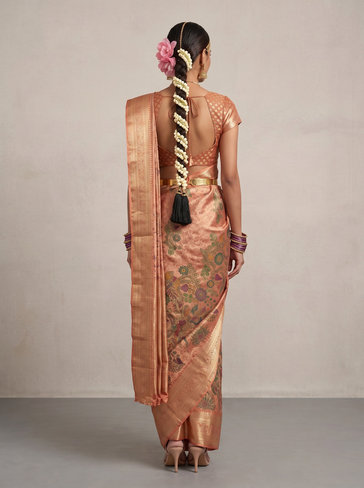 MIMOSA Saree Saree — pose 2 styling detail