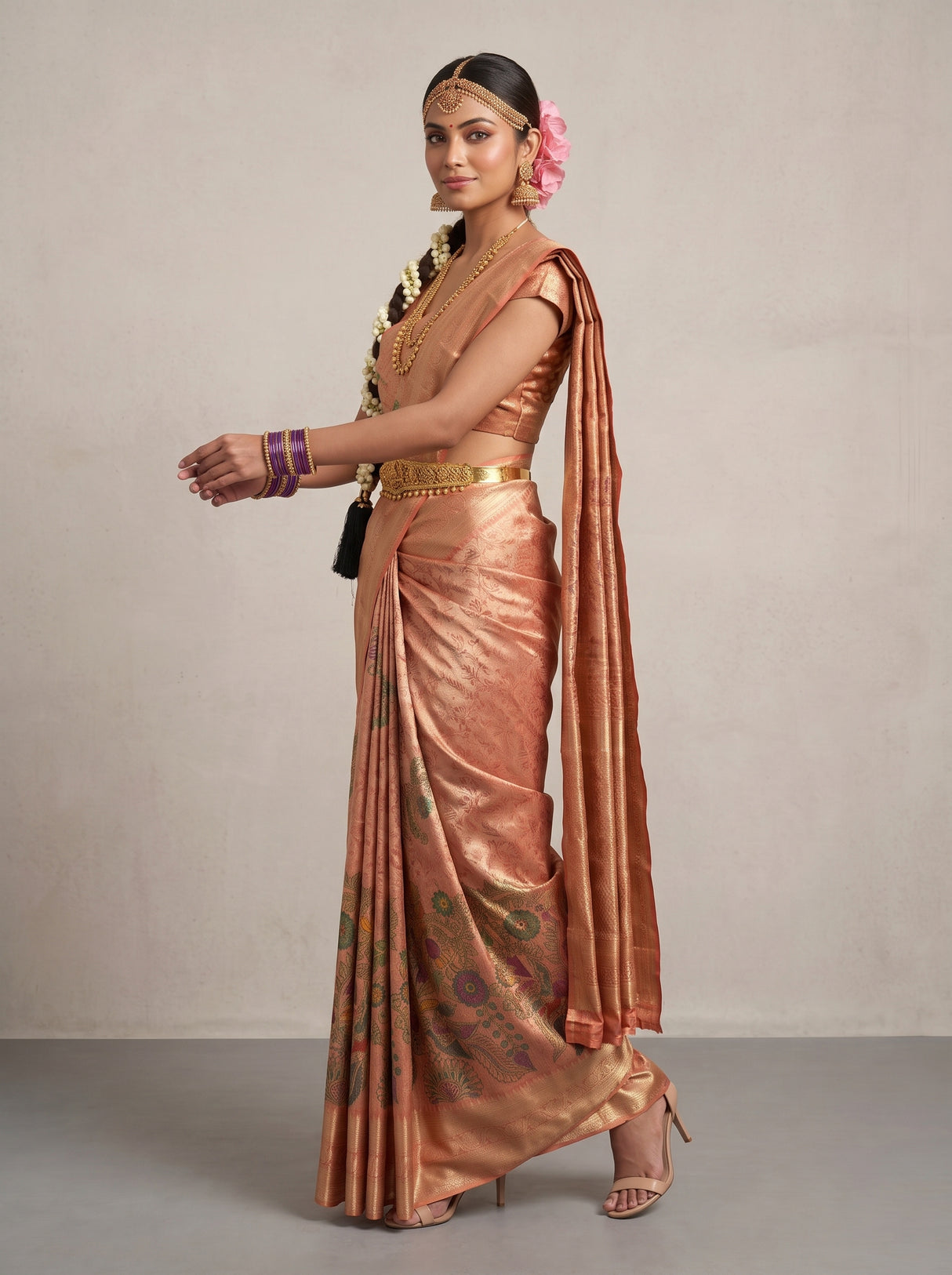 MIMOSA Saree Saree — pose 5 styling detail