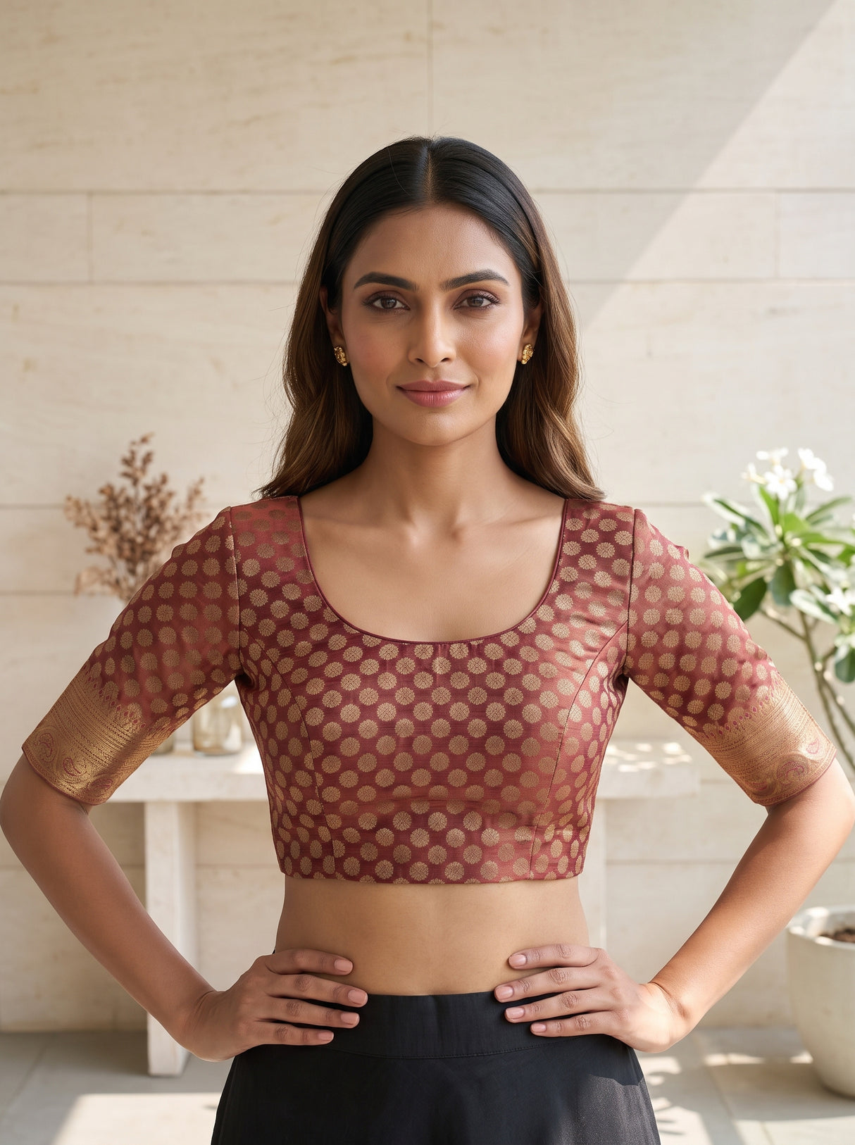 MIMOSA Saree Saree — blouse close-up