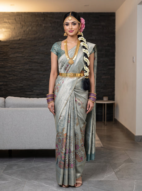 MIMOSA Saree Saree — front view on mannequin