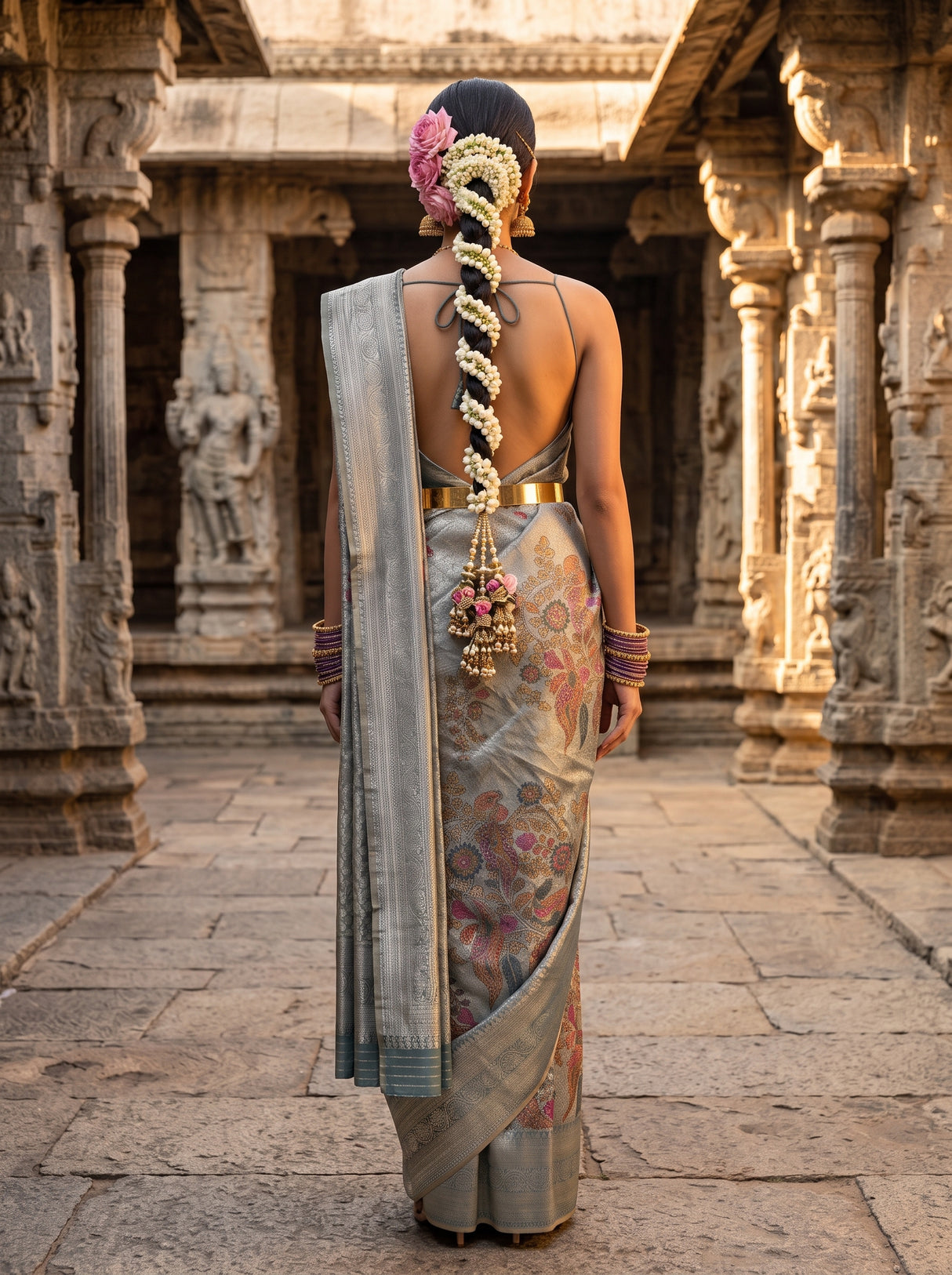 MIMOSA Saree Saree — pose 2 styling detail