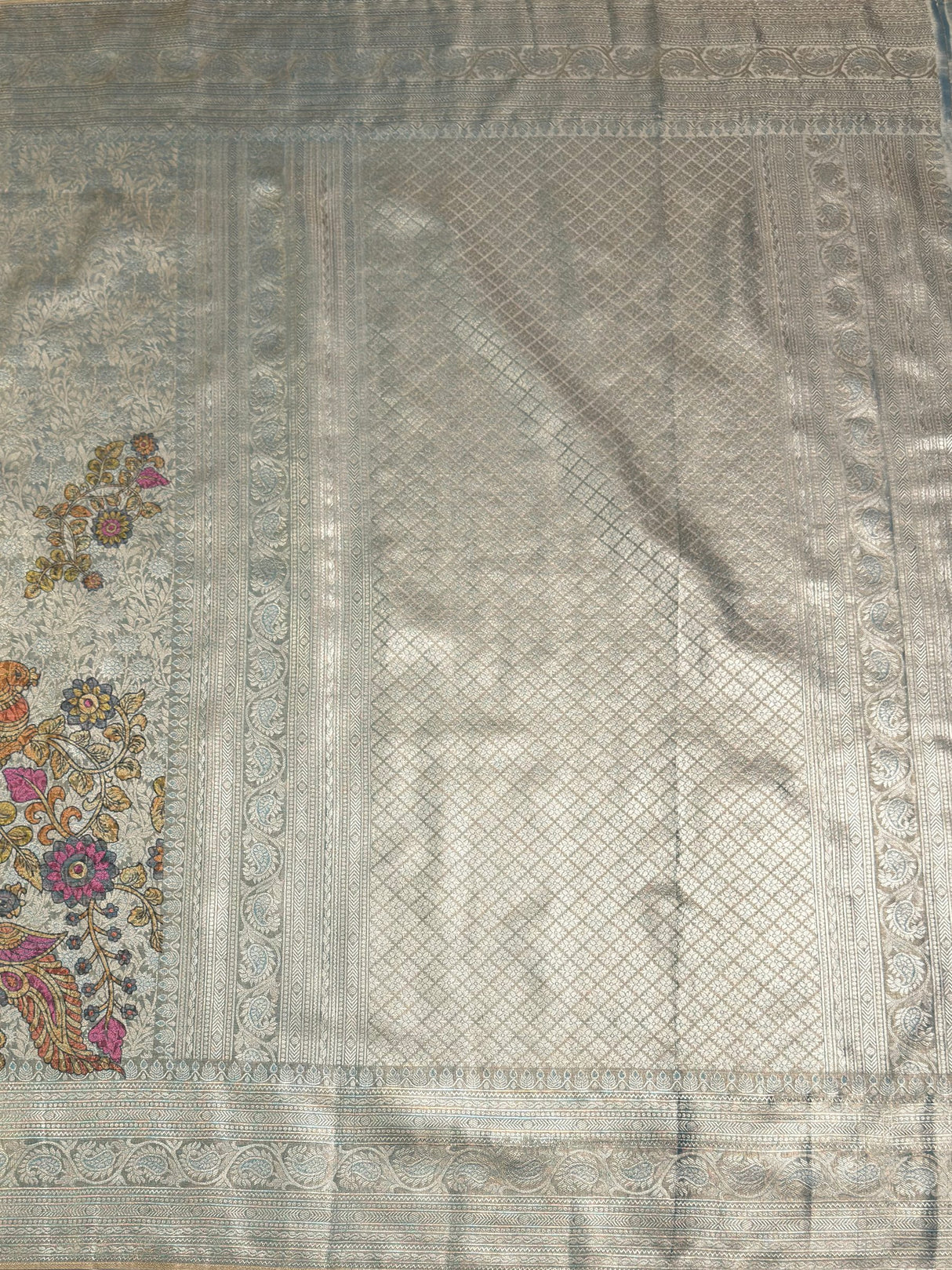 MIMOSA Saree Saree — pallu and zari work detail