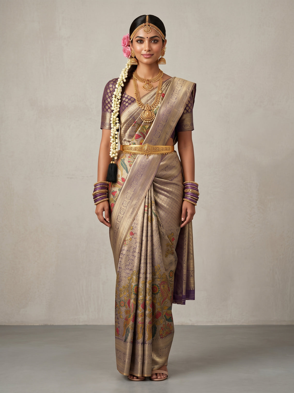 MIMOSA Saree Saree — front view on mannequin