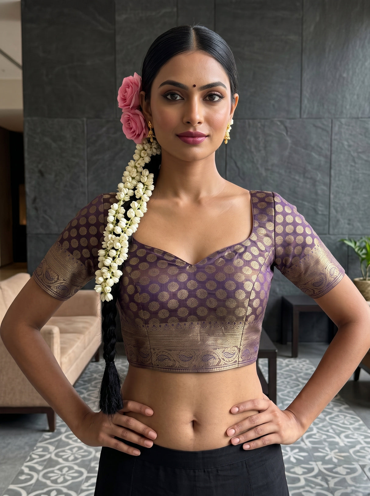 MIMOSA Saree Saree — blouse close-up